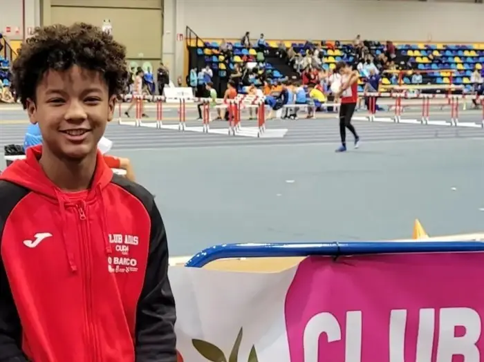 Portada Aaron Pérez, atleta sub 14 del ADAS vuelve a batir su propio Record Gallego de 60 m.l. 736 en la 1 JORNADA DE CONTROL de la FGA celebradaen Expourense