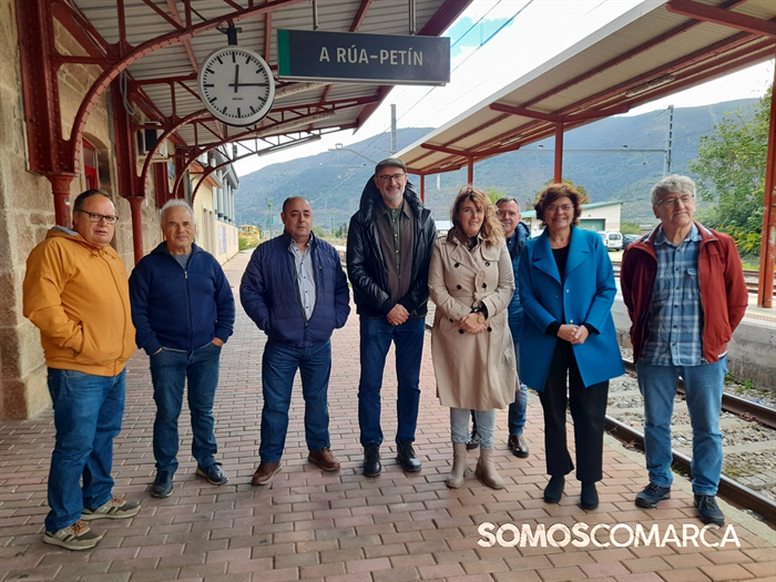 Visita senadora BNG A Rúa