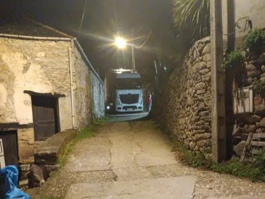 camion trancado