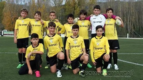 Equipo alevín base Rúa
