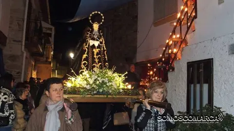 Virgen de la Soledad, Semana Santa Petín 2017
