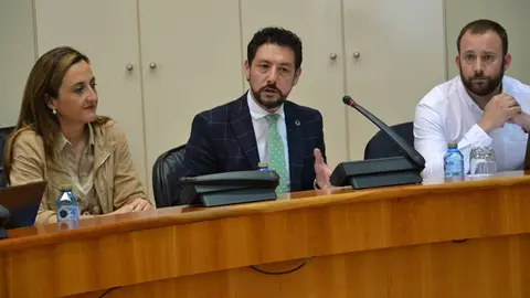 Moisés Blanco durante la comisión