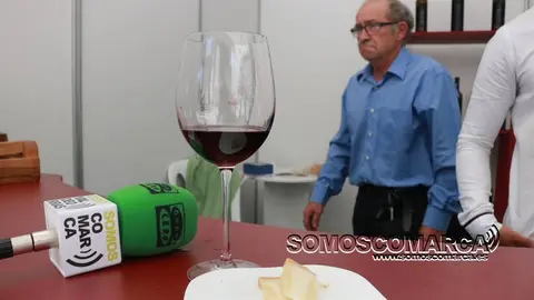 Tino de Bodegas Teresa Núñez en la Feira do Viño de 2018