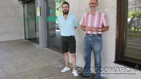 Victor Nieves e Suso Vilasánchez na rolda de prensa