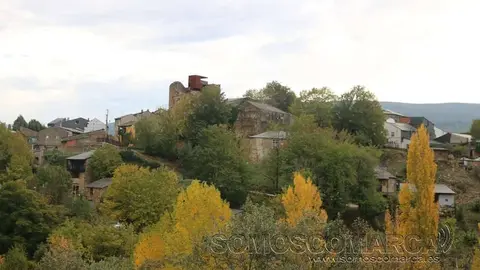 Vista de O Castro en Otoño