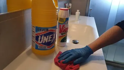 Lejía para desinfectar en tiempo de coronavirus