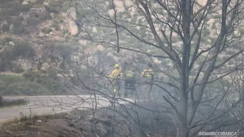 Brif en incendio de Vilariño de Conso