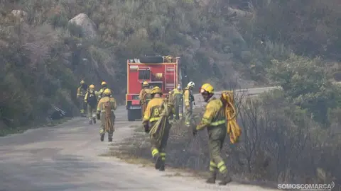 Brif en incendio de Vilariño de Conso