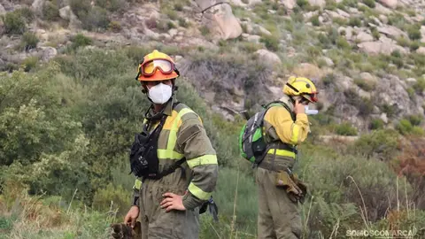 Brif en incendio de Vilariño de Conso