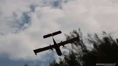 Avioneta (botijo) en incendio de Vilariño de Conso