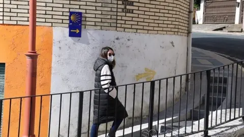 Camiño de Inverno a su paso por Sobradelo