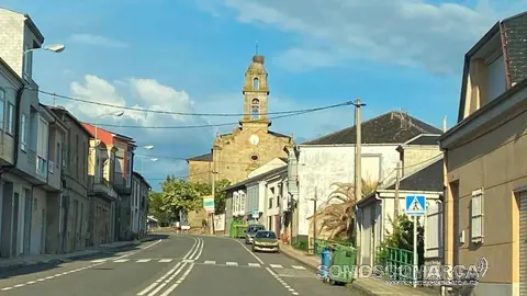 Iglesia de Larouco desde la OU636