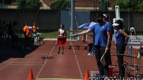 Jueces salto atletismo