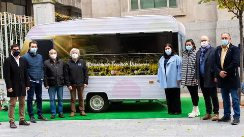 Inicio da actividade de promoción do Xeodestino Manzaneda-Trevinca en Ourense. Aisiste Rosendo Fernandez, Gabriel Alen Castro e tódolos alcades dos concellos do Xeodestino.