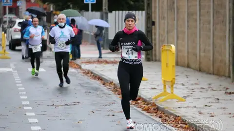 Monica Yáñez en Carreira dos Santiños  o Barco