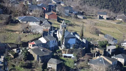 Iglesia de Celavente vista desde A Aceveda