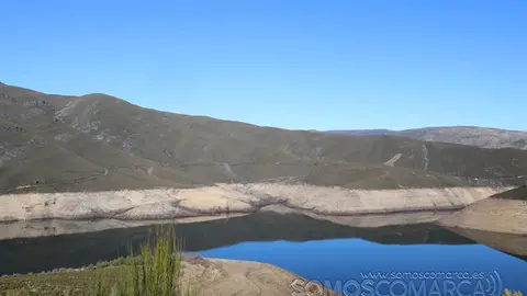 Embalse y presa de As portas no concello de Vilariño de Conso