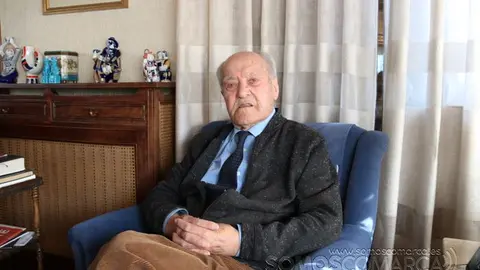 Antonio Melo durante la entrevista