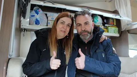 De Quiroga a la frontera de Ucrania para colaborar y traer refugiados a España (1)