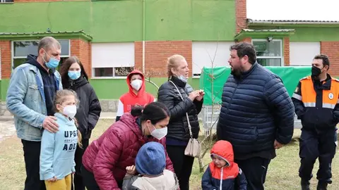 LLegada de los refugiados de Ucrania al albergue Os Biocos de San Xoan de Río (18)