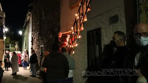 Procesión de la Soledad o de los Caracoles en Petín. Semana Santa 2022 (21)