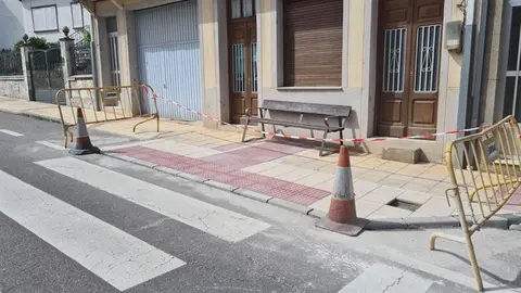 larouco obras en las aceras