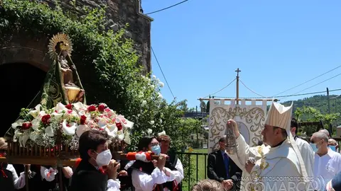 Misa e procesión da Ascensión en Rubiá 2022 (8)