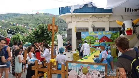Obradoiro de queixos na feira do Porto da Barca