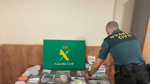 Incautación de droga Guardia Civil