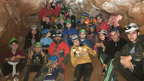 Campamento de espeleología de Águilas Verdes en Cobas (18)