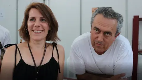 Elisa y Fuco adega da Pinguela