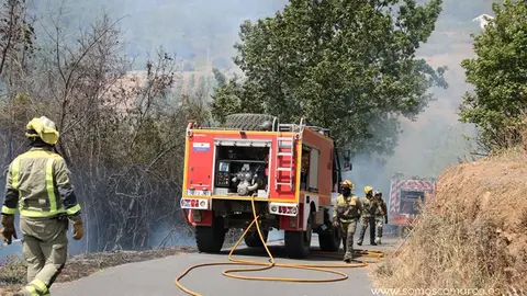 Incendio en O Córrego, O Barco (2)