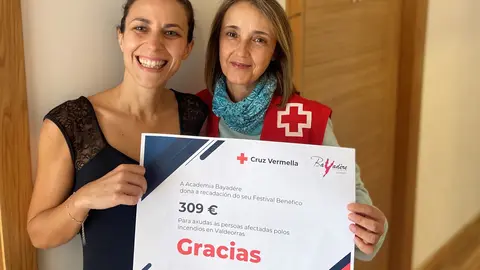 Foto Donativo Incendios Valdeorras Academia de Danza Bayadére