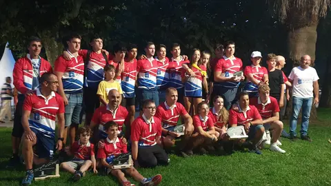 equipo del Fluvial Barco campeón del Descenso del Sil 2022