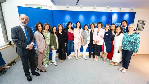 Delegación de alcaldesas do PPdeOU en Bruxelas
