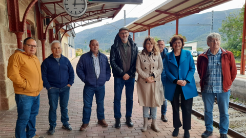 Visita senadora BNG A Rúa