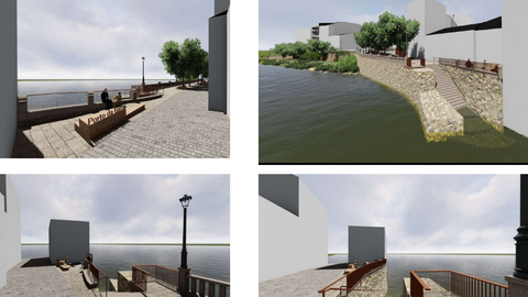 La Plaza Mayor de O Barco más cerca de abrirse al Sil