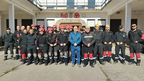 La UME realiza en A Rúa un nuevo ejercicio de rescate y protección del patrimonio