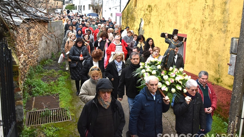 La lluvia respetó a San Francisco Blanco y Outarelo sacó sus reliquias