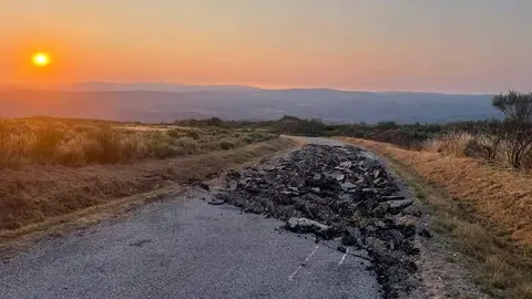 El Concello de Viana do Bolo denuncia un acto vandálico en la carretera de acceso a Servainza