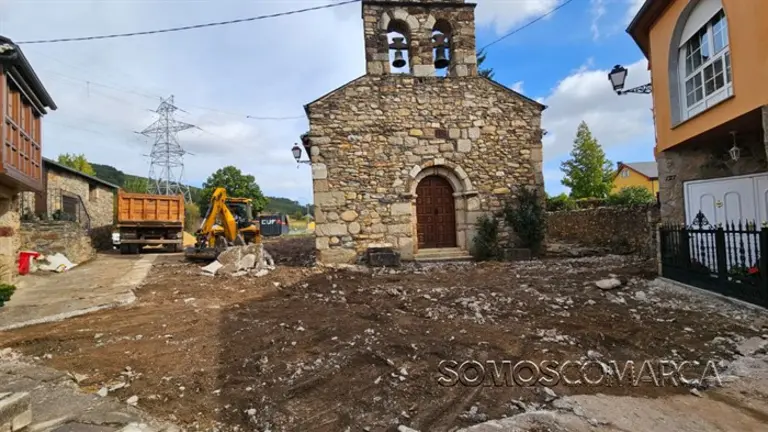 Las obras en A Proba y Vilanova encaran su recta final tras meses marcados por la lluvia