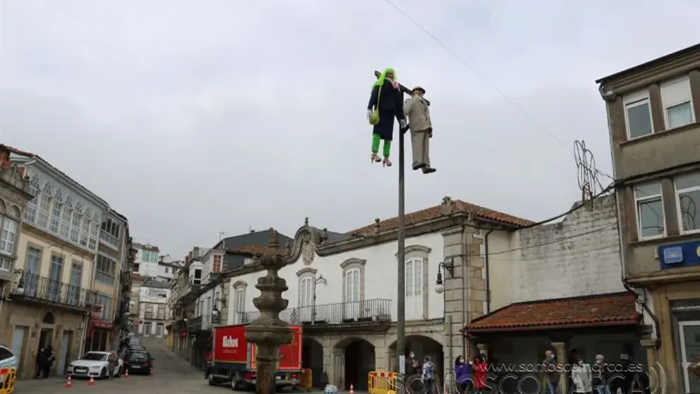 Plaza Vina lardeiro e lardeira Entroido 2022