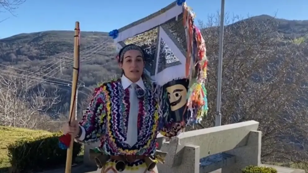 Fátima, boteira de Castiñeira (Vilariño de Conso)