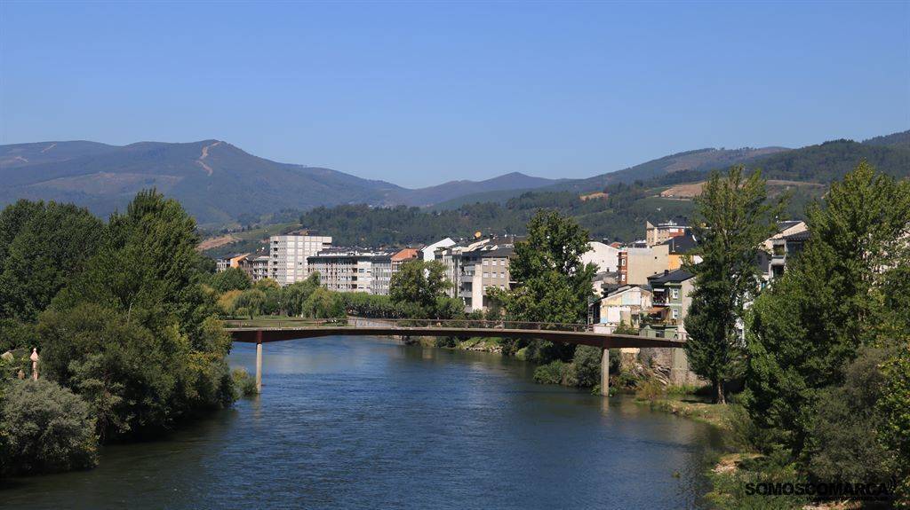 Pasarela sobre el río Sil