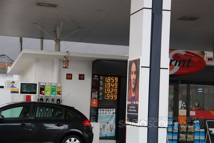 Precio de los carburantes en las gasolineras de Valdeorras en la mañana del 11 de marzo (3)