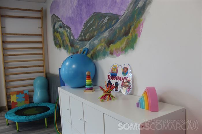 Una sala del centro de atención temprana de Quiroga