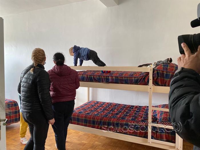 Albergue de Os Biocos donde se alojan las familias procedentes de Ucrania (1)