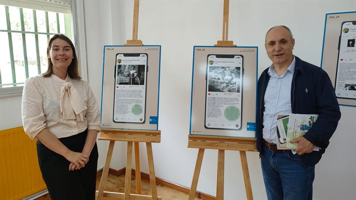 Exposición de Florencio Delgado Gurriarán no IES Cosme López da Rúa (4)
