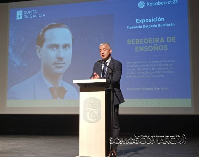 Valentín García, na presentación de Bebedeira de ensoños