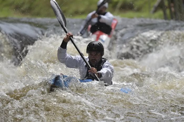 Jesús Rodríguez en el Mundial de Aguas Bravas en Francia